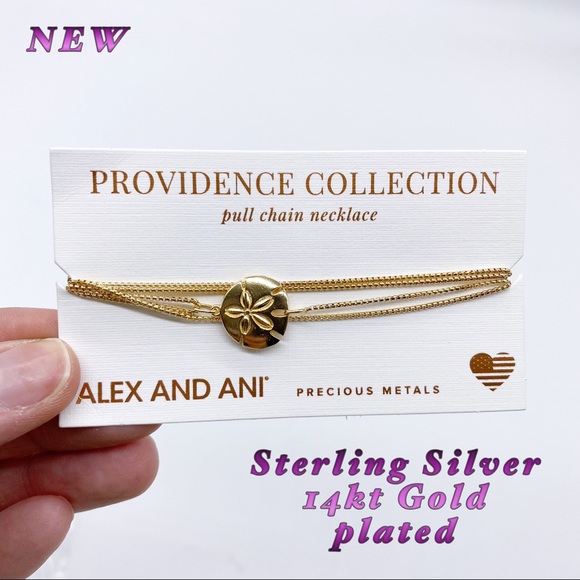 Alex and Ani Accessories - NEW-Alex and Ani Sand dollar Pull Chain Necklace